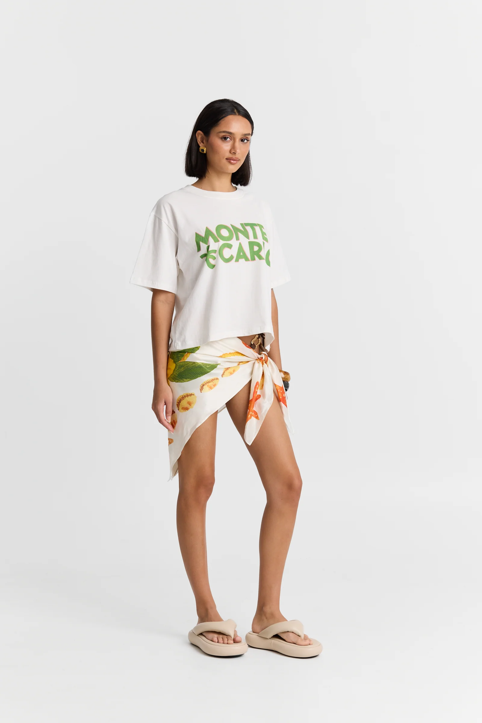 Monte Carlo Tee in White - Image 3