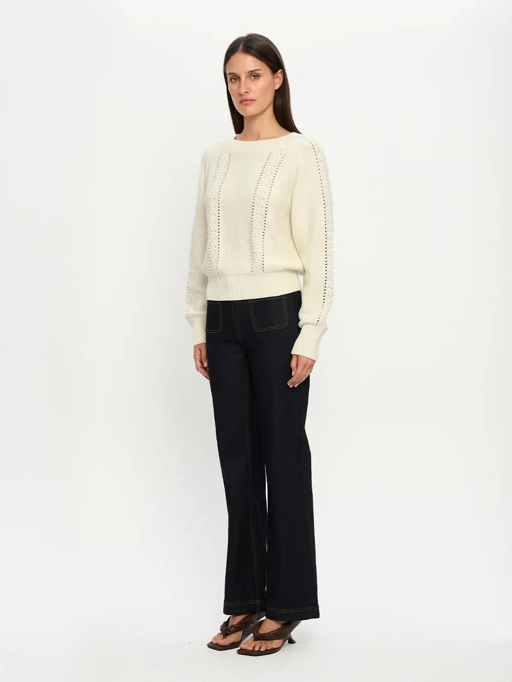 Tahlia Knit in Cream - Image 3